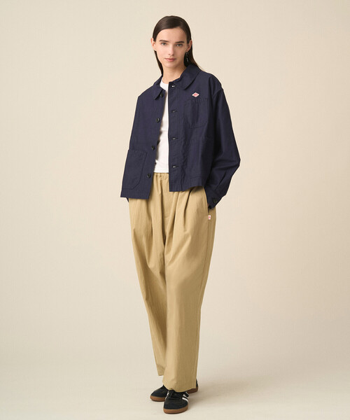 Women's Moleskin Wide Coverall Jacket（カバーオール）｜DANTON