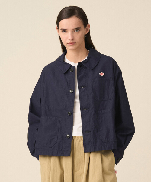 Women's Moleskin Wide Coverall Jacket（カバーオール）｜DANTON
