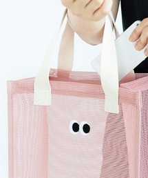 THE MILES（ザ マイルズ）の「"01"コミックアイ トライカラー メッシュ ミニ トートバッグ(刺繍)（トートバッグ）」