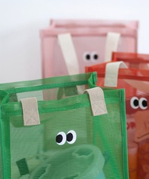 THE MILES（ザ マイルズ）の「"01"コミックアイ トライカラー メッシュ ミニ トートバッグ(刺繍)（トートバッグ）」