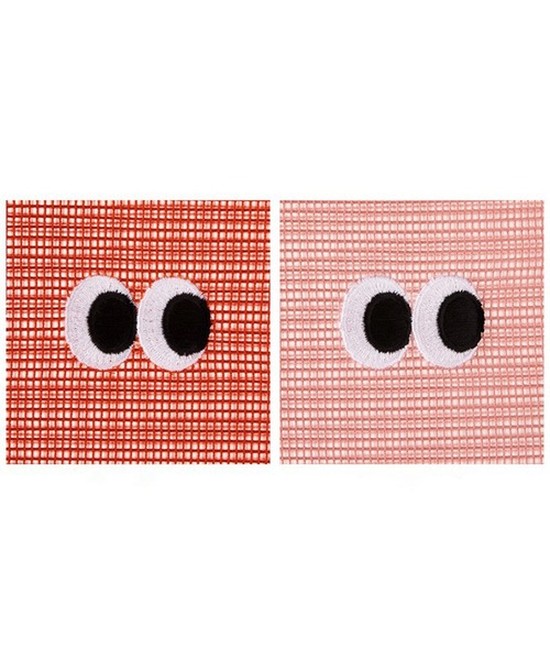 THE MILES(ザ マイルズ)の「"01"コミックアイ トライカラー メッシュ ミニ トートバッグ(刺繍)(トートバッグ・レディース・ダークオレンジ/ブラック/サーモンピンク/モスグリーン・ONE SIZE)」の14枚目の写真