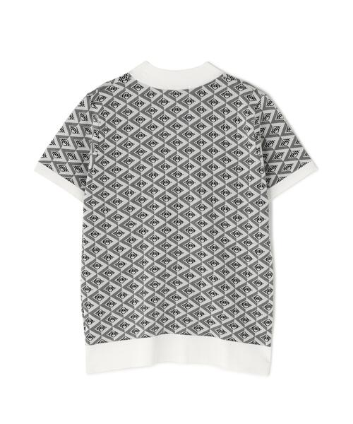 PING(ピン)の「【PING APPAREL】AZモノグラムジャカード半袖ハイネックネックニット <PERFORMANCE> (LADIES)(ニット/セーター・レディース・ブラック/ブルー系その他/ホワイト・LL/L/M/S)」の13枚目の写真