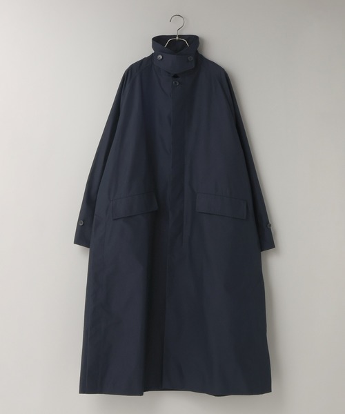 LOWRYS FARM（ローリーズファーム）の「【LFM(U)】ステンカラーヨークコート　638031（ステンカラーコート・メンズ・ネイビー/ベージュ・MEDIUM/LARGE）」の13枚目の写真