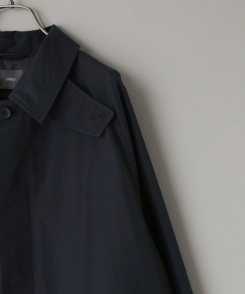 LOWRYS FARM（ローリーズファーム）の「【LFM(U)】ステンカラーヨークコート　638031（ステンカラーコート・メンズ・ネイビー/ベージュ・MEDIUM/LARGE）」の5枚目の写真