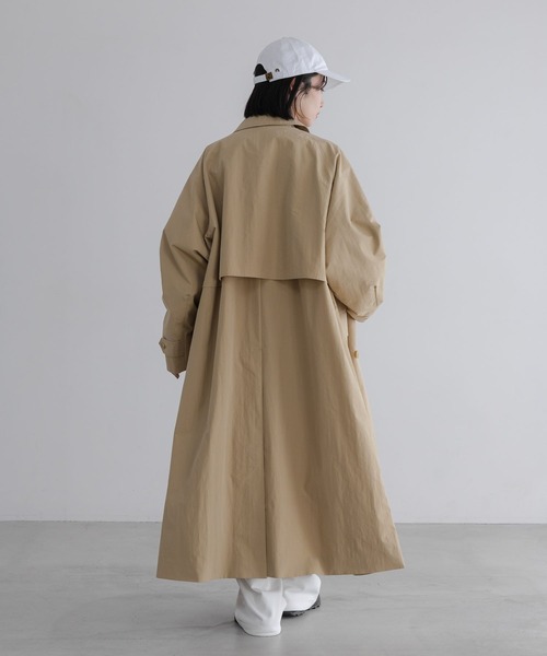 LOWRYS FARM（ローリーズファーム）の「【LFM(U)】ステンカラーヨークコート　638031（ステンカラーコート・メンズ・ネイビー/ベージュ・MEDIUM/LARGE）」の22枚目の写真