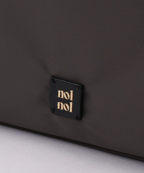 NOLLEY’S（ノーリーズ）の「【nolnol/ノルノル】ナイロンフリルトートバッグ（トートバッグ・レディース・ブラウン/グレー/ブラック・FREE）」の7枚目の写真