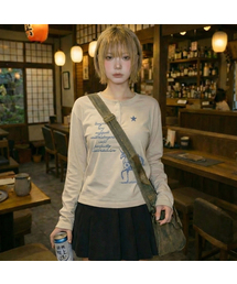 [ユニセックス]パーフェクトLY H ヘンリーネックロングスリーブTシャツ_2カラー