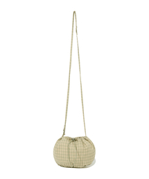 クローバーハートチェックミニストリングバッグ Olive