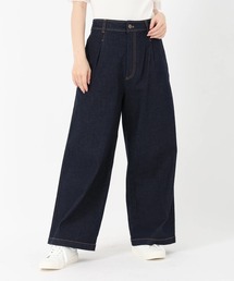 STRAWBERRY-FIELDS（ストロベリーフィールズ）の「アリコットストレッチ_デニムタックパンツ（デニムパンツ）」