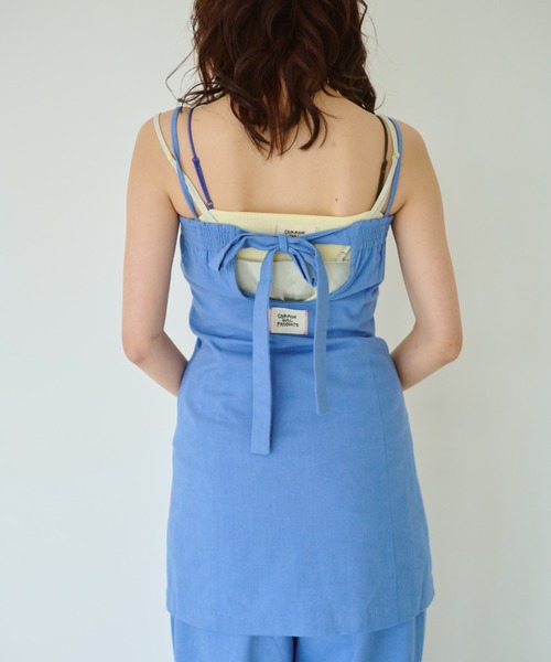 common gull products.（コモンガルプロダクツ）の「春の片耳にワンピース（ワンピース・レディース・サックスブルー/グレー/ライトグレー・SMALL/MEDIUM/LARGE）」の14枚目の写真