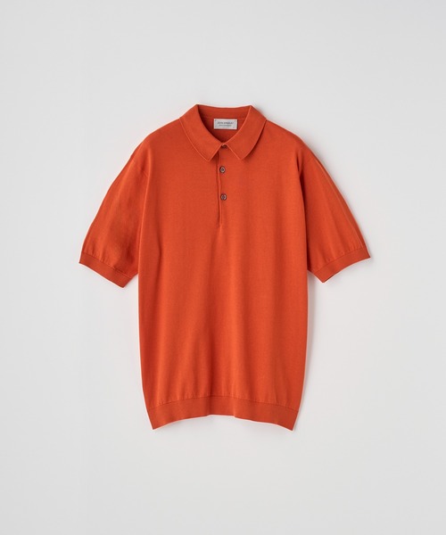 JOHN SMEDLEY レッド ポロシャツ Lサイズ JOHN SMEDLEY｜ジョン スメドレー（メンズ）のポロシャツ（レッド/赤色