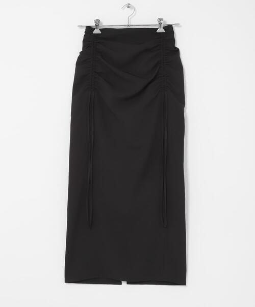 SENSE OF PLACE by URBAN RESEARCH（センスオブプレイスバイアーバンリサーチ）の「シャーリングスカート（スカート・レディース・イエロー系その他/ブラック/ホワイト系その他・MEDIUM/SMALL）」の22枚目の写真