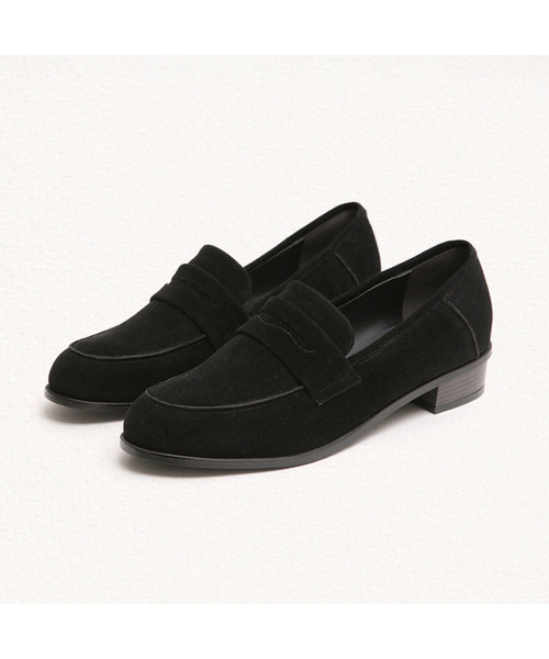 MAC MOC(マックモック)の「クラシック5カラー デイリーペニーローファー 3.5cm(ローファー・レディース・アイボリー/ブラック/ブラウン/クリアブラック・23.5cm/25cm/22.5cm/24cm/24.5cm/23cm)」の3枚目の写真