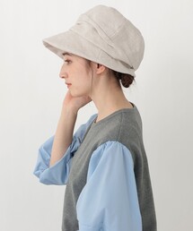 リネンUVハンクハット
