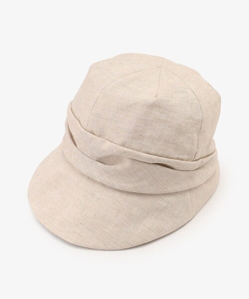 Afternoon Tea（アフタヌーンティー）の「リネンUVハンクハット（ハット・レディース・ブラック/アイボリー/グレー・ONE SIZE）」の21枚目の写真