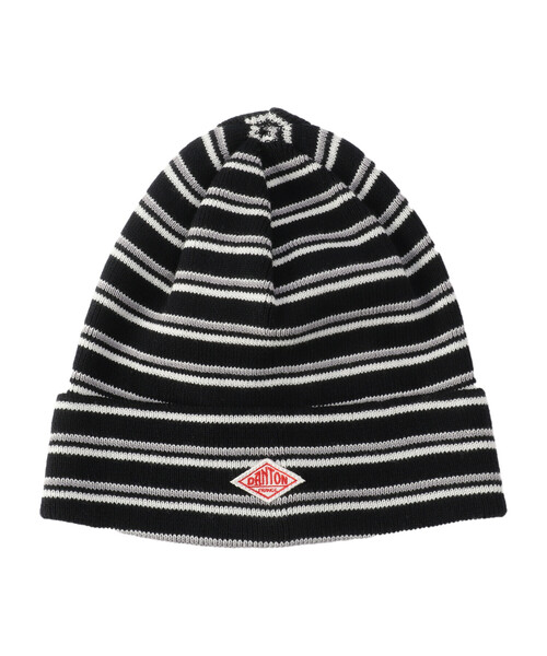 DANTON（ダントン）の「Cotton Knit Beanie（ニットキャップ/ビーニー・レディース・グレー系その他/ブラック系その他/ホワイト系その他5・F）」の3枚目の写真