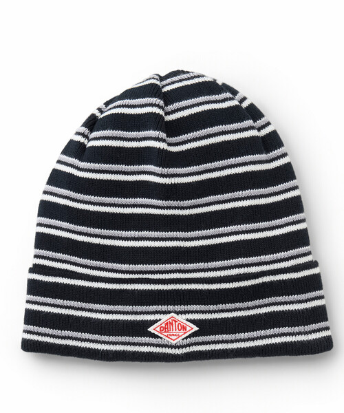DANTON（ダントン）の「Cotton Knit Beanie（ニットキャップ/ビーニー・レディース・グレー系その他/ブラック系その他/ホワイト系その他5・F）」の4枚目の写真