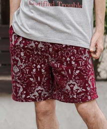 CAMBIO（カンビオ）の「mp14674-Classic Leaf Pattern Jacquard Short Pants ショートパンツ(CAM26SS-011)（その他パンツ）」