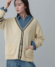 GLOBAL WORK | MATINEE LINE/ブークレラインＶカーディガン/646673(カーディガン/ボレロ)