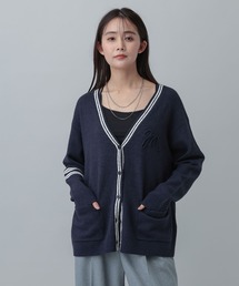 GLOBAL WORK | MATINEE LINE/ブークレラインＶカーディガン/646673(カーディガン/ボレロ)