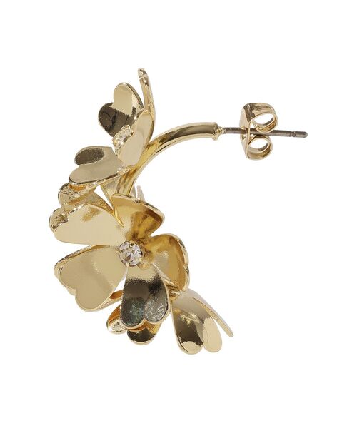 YECCA VECCA（イェッカヴェッカ）の「メタルフラワーピアス（ピアス（両耳用）・レディース・シルバー/ゴールド・FREE）」の9枚目の写真