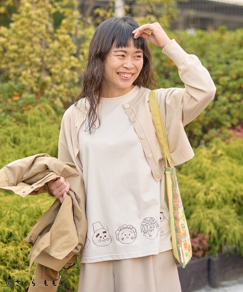 CRAFT STANDARD BOUTIQUE(クラフトスタンダードブティック)の「COJI‐COJI/コジコジ 刺繍入り半袖Tシャツ(Tシャツ/カットソー・レディース・アイボリー/グレー/チャコールグレー・FREE)」の10枚目の写真