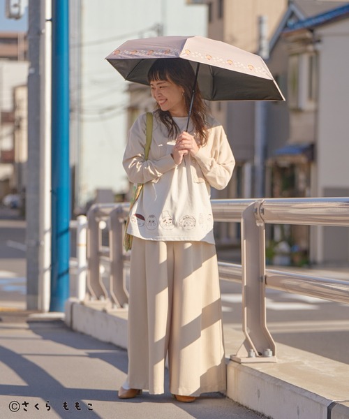 CRAFT STANDARD BOUTIQUE(クラフトスタンダードブティック)の「COJI‐COJI/コジコジ 刺繍入り半袖Tシャツ(Tシャツ/カットソー・レディース・アイボリー/グレー/チャコールグレー・FREE)」の12枚目の写真