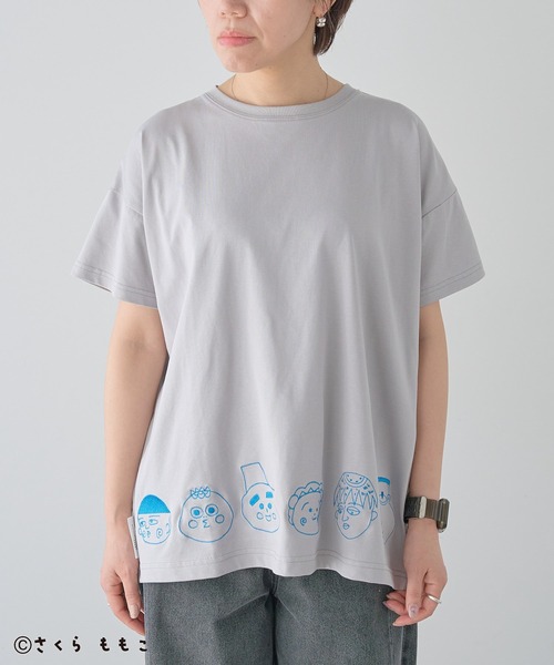 CRAFT STANDARD BOUTIQUE(クラフトスタンダードブティック)の「COJI‐COJI/コジコジ 刺繍入り半袖Tシャツ(Tシャツ/カットソー・レディース・アイボリー/グレー/チャコールグレー・FREE)」の13枚目の写真