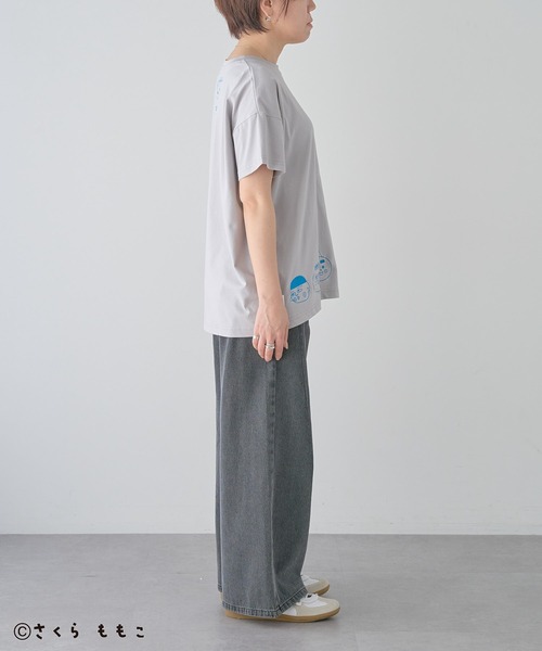 CRAFT STANDARD BOUTIQUE(クラフトスタンダードブティック)の「COJI‐COJI/コジコジ 刺繍入り半袖Tシャツ(Tシャツ/カットソー・レディース・アイボリー/グレー/チャコールグレー・FREE)」の16枚目の写真