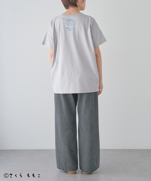 CRAFT STANDARD BOUTIQUE(クラフトスタンダードブティック)の「COJI‐COJI/コジコジ 刺繍入り半袖Tシャツ(Tシャツ/カットソー・レディース・アイボリー/グレー/チャコールグレー・FREE)」の17枚目の写真