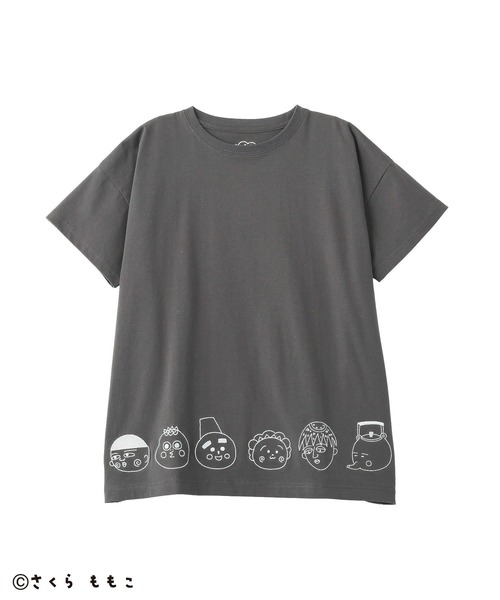 CRAFT STANDARD BOUTIQUE(クラフトスタンダードブティック)の「COJI‐COJI/コジコジ 刺繍入り半袖Tシャツ(Tシャツ/カットソー・レディース・アイボリー/グレー/チャコールグレー・FREE)」の4枚目の写真