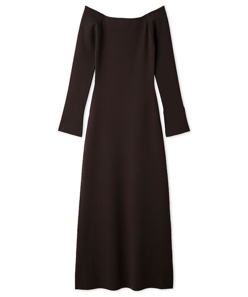 SNIDEL(スナイデル)の「オフショルIラインニットワンピース(ワンピース・レディース・ブラック/ブラウン/ピンク・1/0)」の12枚目の写真