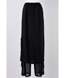 ENFOLD（エンフォルド）の「SHEER LAYERED PANTS（スラックス）」