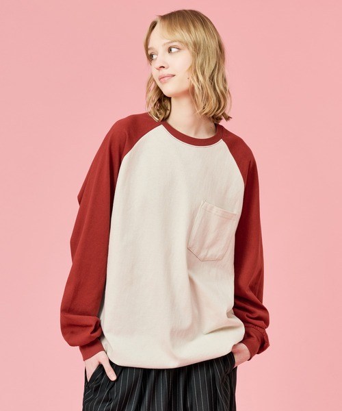 WETTEMPT(ウィテンプト)の「DRAWSTRING RAGLAN L/S TEE / ドローコードラグランロンT(Tシャツ/カットソー・メンズ・オフホワイト/グレー/アイボリー・SMALL/MEDIUM/LARGE)」の3枚目の写真