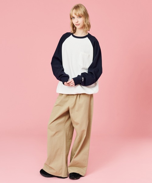 WETTEMPT(ウィテンプト)の「DRAWSTRING RAGLAN L/S TEE / ドローコードラグランロンT(Tシャツ/カットソー・メンズ・オフホワイト/グレー/アイボリー・SMALL/MEDIUM/LARGE)」の21枚目の写真
