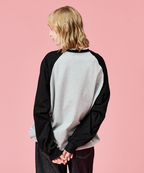 WETTEMPT(ウィテンプト)の「DRAWSTRING RAGLAN L/S TEE / ドローコードラグランロンT(Tシャツ/カットソー・メンズ・オフホワイト/グレー/アイボリー・SMALL/MEDIUM/LARGE)」の6枚目の写真