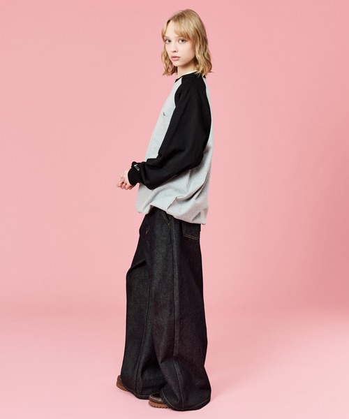 WETTEMPT(ウィテンプト)の「DRAWSTRING RAGLAN L/S TEE / ドローコードラグランロンT(Tシャツ/カットソー・メンズ・オフホワイト/グレー/アイボリー・SMALL/MEDIUM/LARGE)」の9枚目の写真