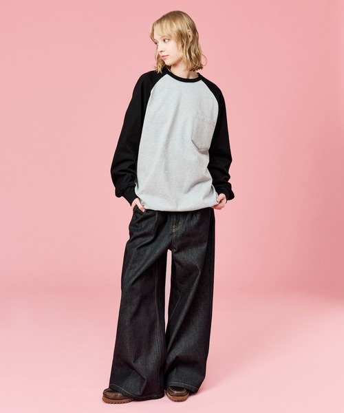 WETTEMPT(ウィテンプト)の「DRAWSTRING RAGLAN L/S TEE / ドローコードラグランロンT(Tシャツ/カットソー・メンズ・オフホワイト/グレー/アイボリー・SMALL/MEDIUM/LARGE)」の11枚目の写真