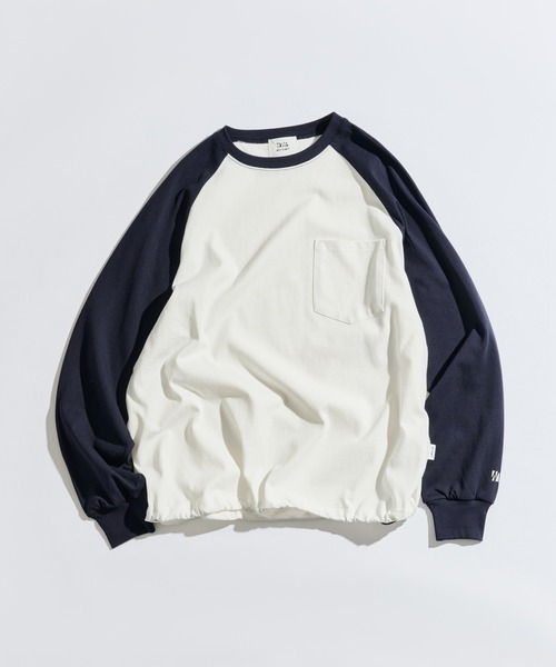 WETTEMPT(ウィテンプト)の「DRAWSTRING RAGLAN L/S TEE / ドローコードラグランロンT(Tシャツ/カットソー・メンズ・オフホワイト/グレー/アイボリー・SMALL/MEDIUM/LARGE)」の16枚目の写真