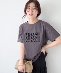 le.coeur blanc | VOYAGEフロッキーロゴTシャツ(Tシャツ/カットソー)
