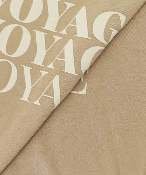 le.coeur blanc(ルクールブラン)の「VOYAGEフロッキーロゴTシャツ(Tシャツ/カットソー・レディース・ダークグレー/オフホワイト/ベージュ・38)」の18枚目の写真