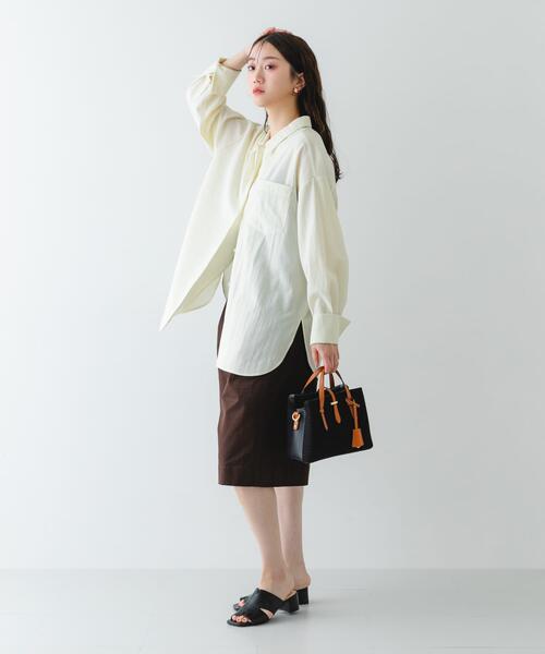 RODE SKO（ロデスコ）の「『Sサイズ』チャーム付メッシュミニバッグ（ハンドバッグ・レディース・ベージュ/ブラック・ONE）」の9枚目の写真