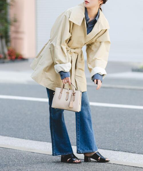 RODE SKO（ロデスコ）の「『Sサイズ』チャーム付メッシュミニバッグ（ハンドバッグ・レディース・ベージュ/ブラック・ONE）」の19枚目の写真