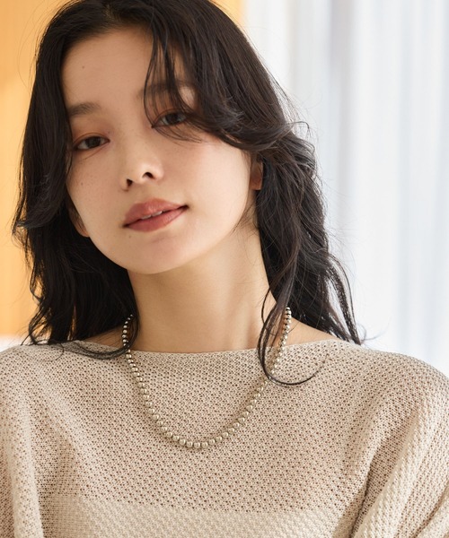 BARNYARDSTORM(バンヤードストーム)の「BARNYARDSTORM / 6mmボールチェーンネックレス(ネックレス・レディース・その他2・FREE)」の2枚目の写真