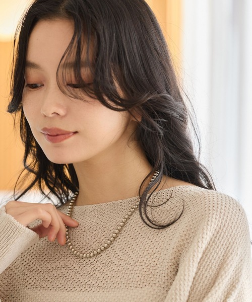 BARNYARDSTORM(バンヤードストーム)の「BARNYARDSTORM / 6mmボールチェーンネックレス(ネックレス・レディース・その他2・FREE)」の3枚目の写真