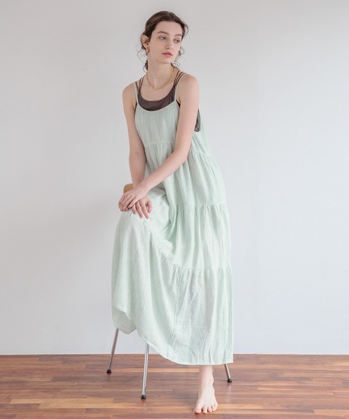 bijorie（ビジュリィ）の「【bijorie】[5つの機能付き]カップ付きバッククロスキャミ／NEW BASIC（インナーウェア/肌着・レディース・ホワイト/ダークブラウン/ブラック・MEDIUM/LARGE/LG）」の22枚目の写真