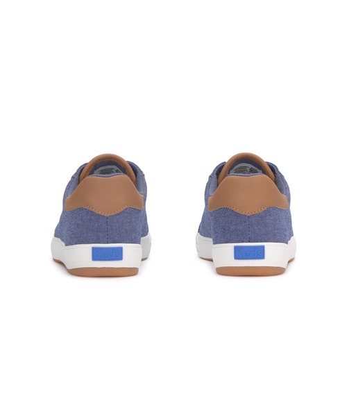 Keds(ケッズ)の「Keds ケッズ センター スリー シャンブレー ブルー(スニーカー・レディース・ブルー・25.0cm/24.5cm/24.0cm/23.5cm/23.0cm/22.5cm)」の4枚目の写真