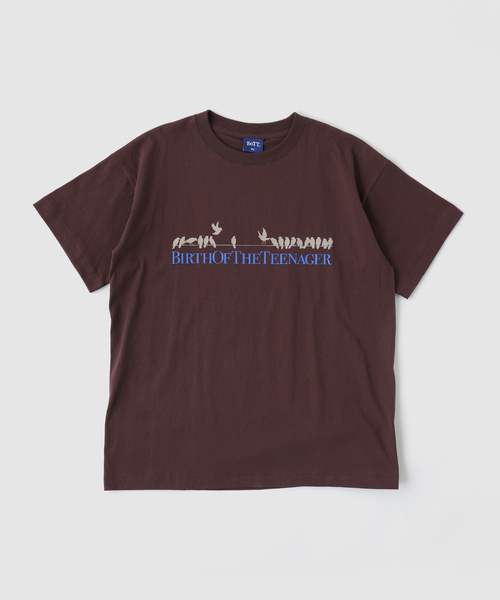 BOTT（ボット）の「BoTT / ボット The Flock Tee（Tシャツ/カットソー・メンズ・ブラウン/ライトグレー・X-LARGE/LARGE/MEDIUM）」の4枚目の写真