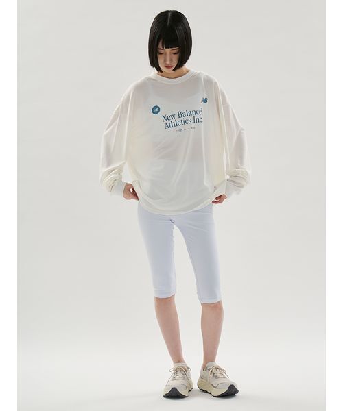 emmi（エミ）の「【New Balance for emmi】グラフィックロングＴシャツ（Tシャツ/カットソー・レディース・ホワイト・M）」の5枚目の写真