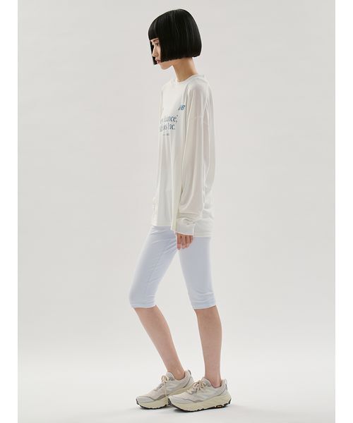 emmi（エミ）の「【New Balance for emmi】グラフィックロングＴシャツ（Tシャツ/カットソー・レディース・ホワイト・M）」の6枚目の写真